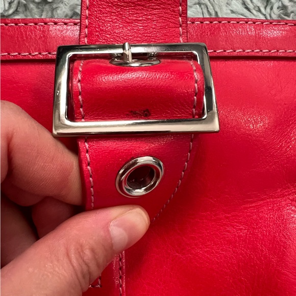 Vintage Nordstrom Leather Handbag Purse - Picture 6 of 12